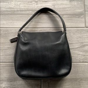 Rare Black Leather Coach Bag